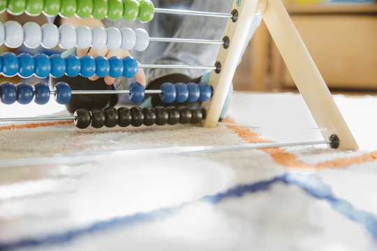 Abacus, close-up