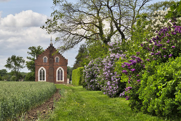 Woerlitzer Park, backside of greenhouse, house of palms