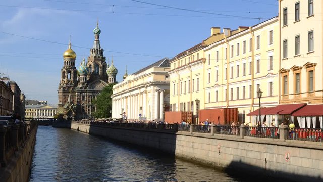 Church of the Savior on the Spilled Blood in St. Petersburg, Russia.