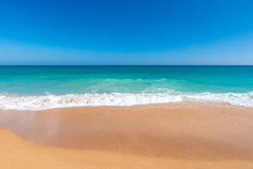 Crédence de cuisine en verre imprimé Plage de Marinha, Algarve, Portugal Belle plage et côte au Portugal, Algarve