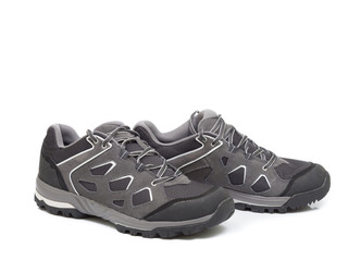 Walking  shoes isolated on the white backgroun