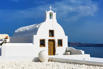 Obraz premium church in Oia