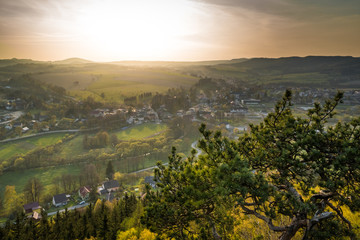 Obraz premium Szczytna village, Poland