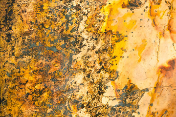 Colorful texture and pattern of rock