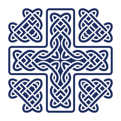 celtic knot cross vector