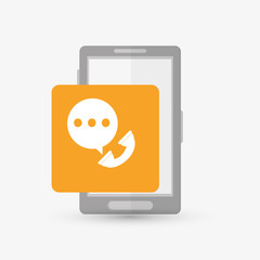 Wearable technology design. Gadget icon. Flat illustration, vector