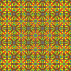 raphic ornament made geometric shapes, different colouring,shapes and sizes
