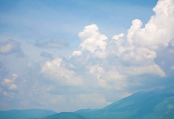 Obraz premium Defocused and blurred cloudscape