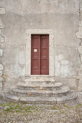 Fototapeta na wymiar Arpino, Italy - Church's door