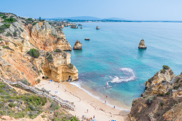 Praia do Camilo - paradise beach of Algarve, Portugal
