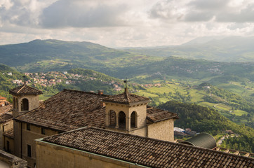 Fototapeta na wymiar San Marino Building