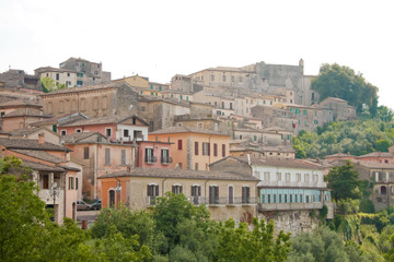 Fototapeta premium Arpino's low town (Italy)