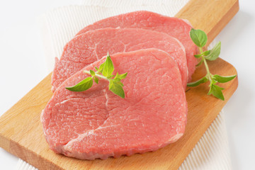 raw pork loin chops