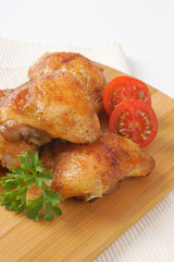 roasted chicken thighs