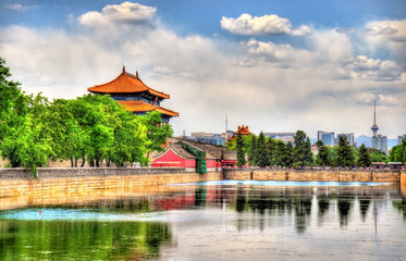 Moat around the Forbidden City - Beijing