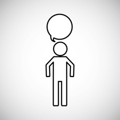 Communication design. Media icon. Flat illiustration, vector graphic