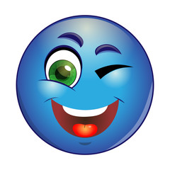 Winking emoticon 