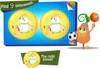 differences the funny egg
