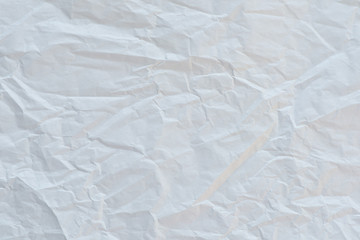 Crumpled white paper textured