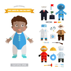 The future of the profession boys. Infographics