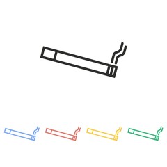 Smoke - vector icon.