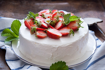 Delicious Strawberry cake