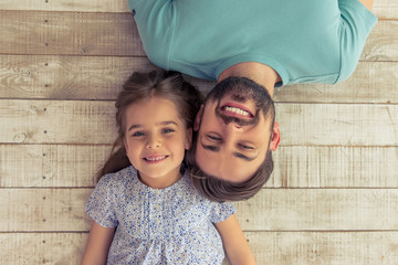 Father and daughter