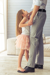 Father and daughter