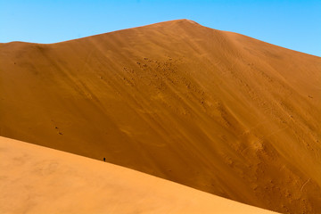 Fototapeta na wymiar Scenery of the dunes of sossusflei