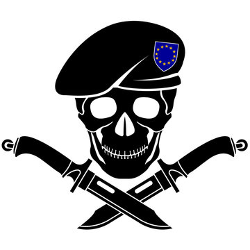 sign of special forces of EU. vector illustration