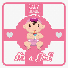 Baby shower invitation card