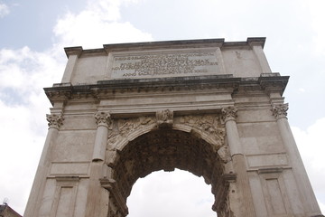 Fototapeta na wymiar Arc de Constantin à Rome, Italie