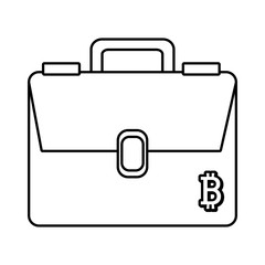 man briefcase with letter,vector graphic
