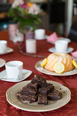 Schokokuchen und Zitronenkuchen