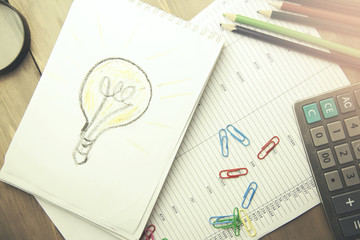 idea on notebook