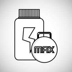 Obraz premium Healthy lifestyle design. bodycare icon. flat illustration, vect