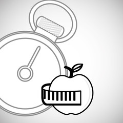 Healthy lifestyle design. bodycare icon. flat illustration, vect