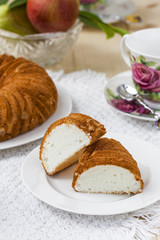 white angel cake