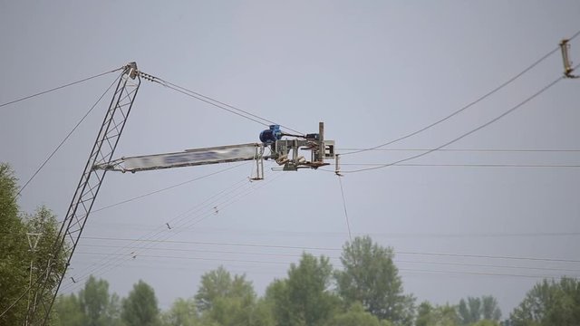 Mechanisms of construction of wakeboarding park, ropes, gear, rack
