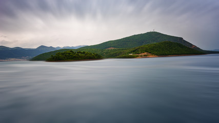 Fototapeta premium Unknown peninsula in Greece