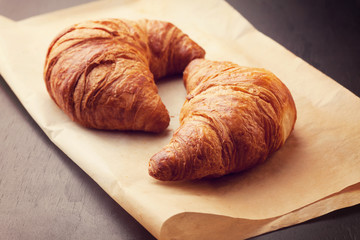 crunchy, fresh from the oven croissants for good start of the day. 