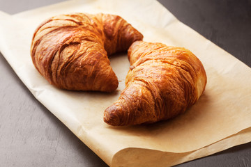 crunchy, fresh from the oven croissants for good start of the day. 