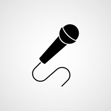 Microphone black icon