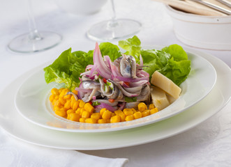 Anchovy ceviche