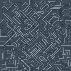 Seamless geometric pattern with lines and corners.