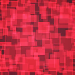 Red color seamless irregular rectangle mosaic