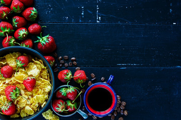 Healthy breakfast set