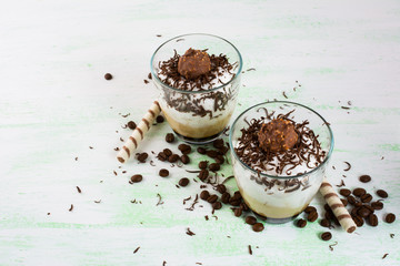 Creamy coffee Chocolate cocktail