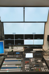 TV studio control center