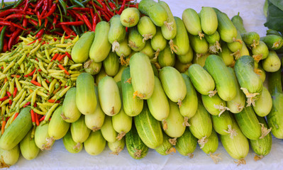 pile of fresh fruits and vegetables